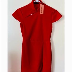 Misguided Red Dress